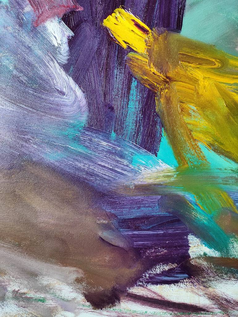 Original Abstract Expressionism Abstract Painting by Emily Starck
