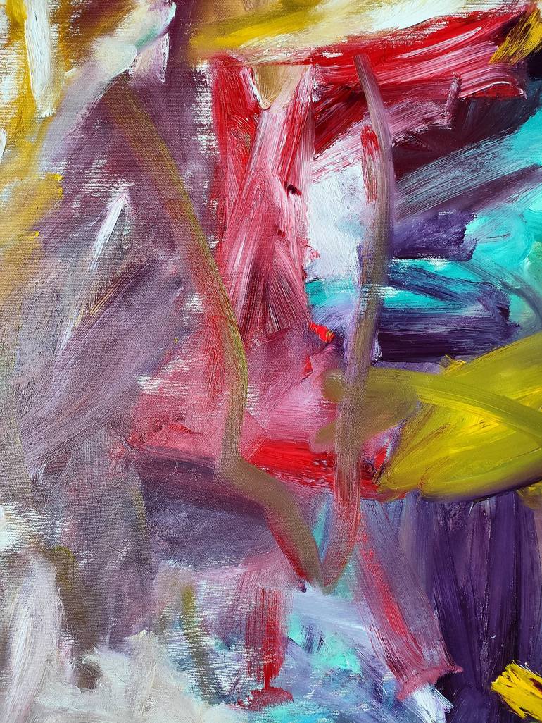 Original Abstract Expressionism Abstract Painting by Emily Starck
