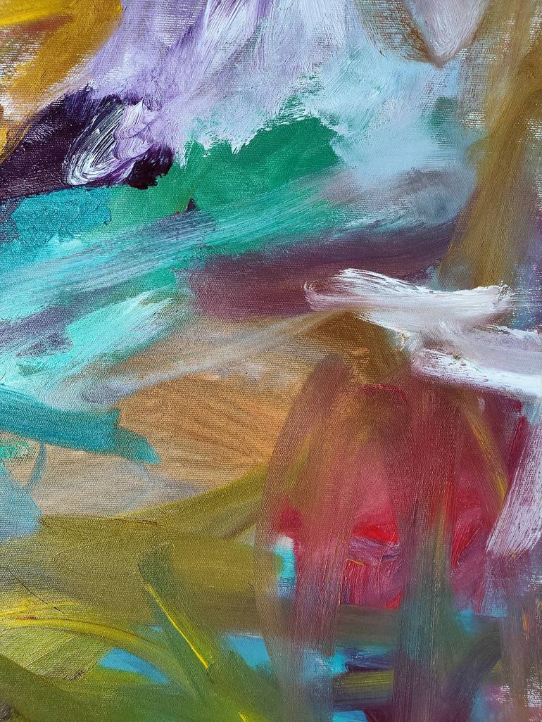 Original Abstract Expressionism Abstract Painting by Emily Starck