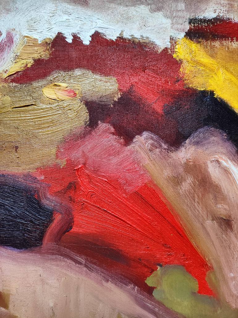 Original Abstract Expressionism Abstract Painting by Emily Starck