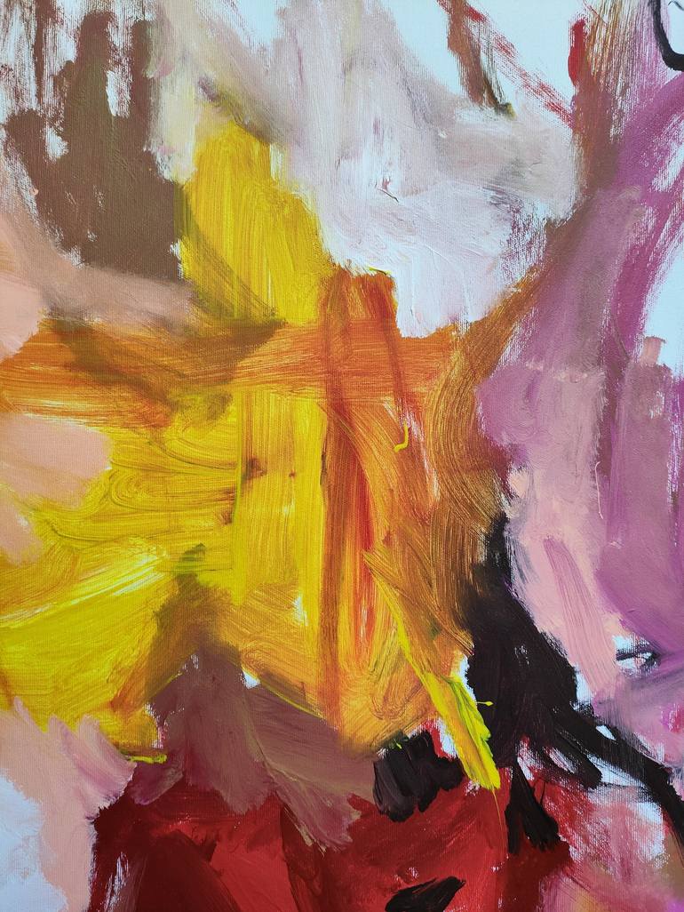 Original Abstract Expressionism Abstract Painting by Emily STARCK