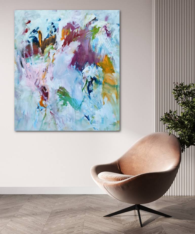 Original Abstract Expressionism Abstract Painting by Emily Starck