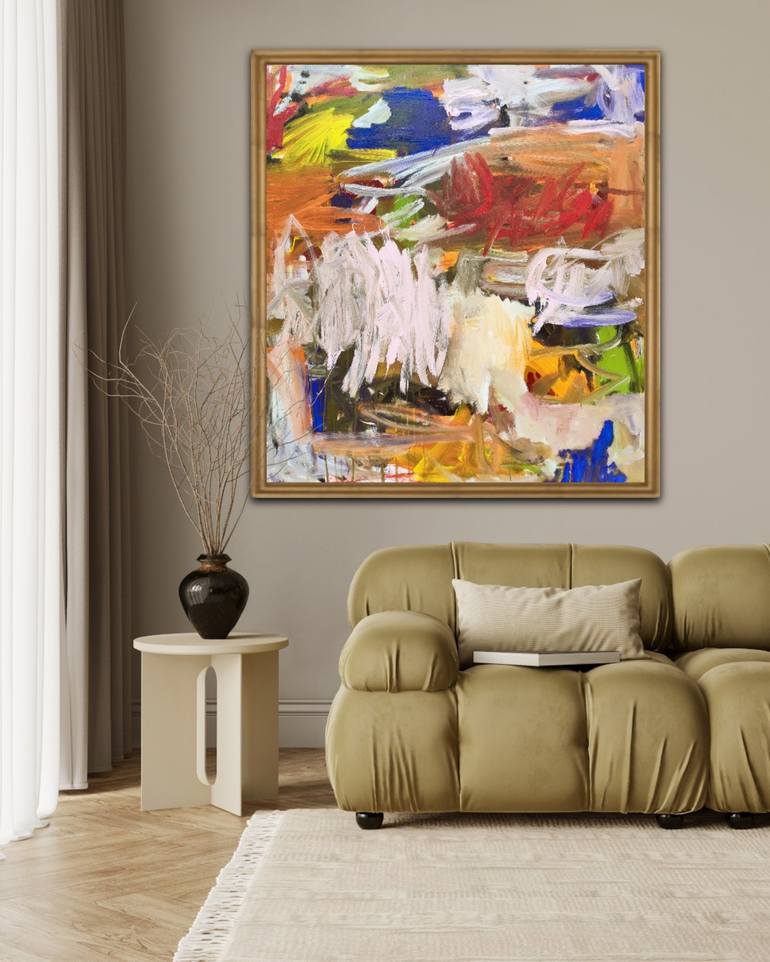 Original Abstract Expressionism Abstract Painting by Emily STARCK