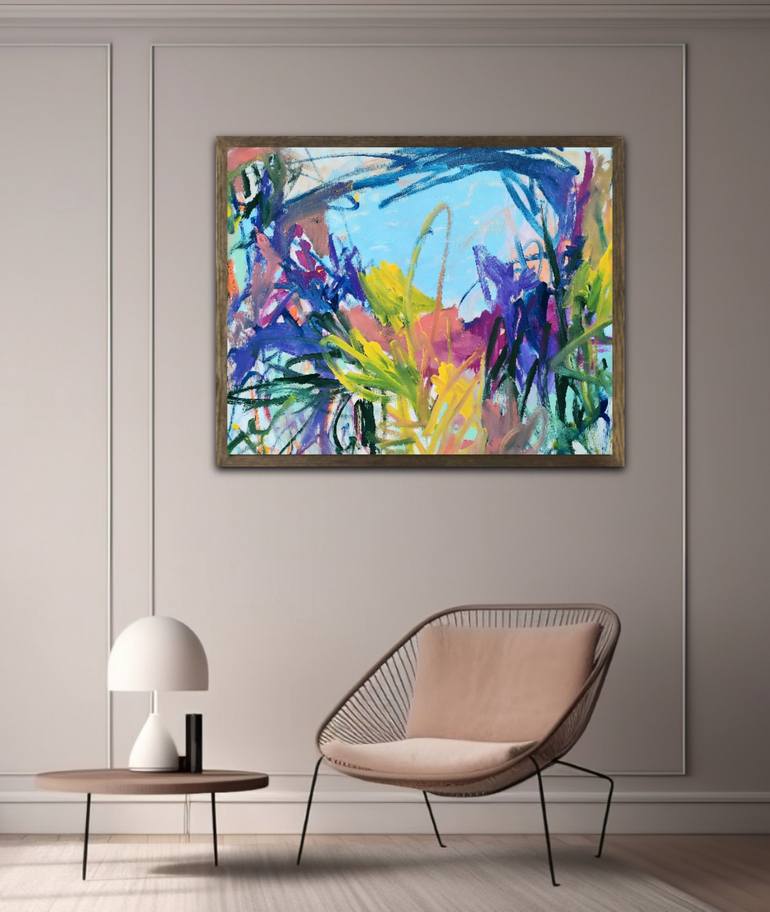 Original Abstract Expressionism Abstract Painting by Emily STARCK