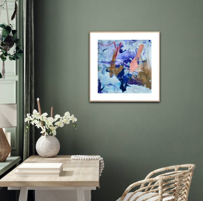 Original Abstract Expressionism Abstract Painting by Emily Starck