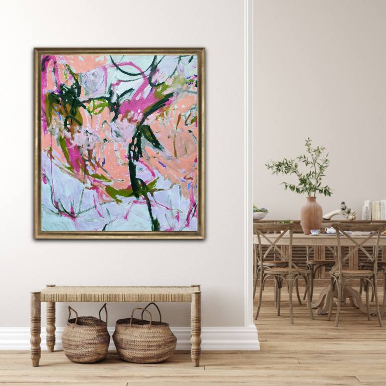 Original Abstract Expressionism Abstract Painting by Emily STARCK