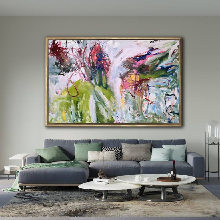 Original Abstract Expressionism Abstract Painting by Emily Starck