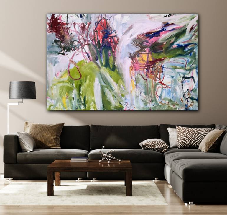 Original Abstract Expressionism Abstract Painting by Emily Starck