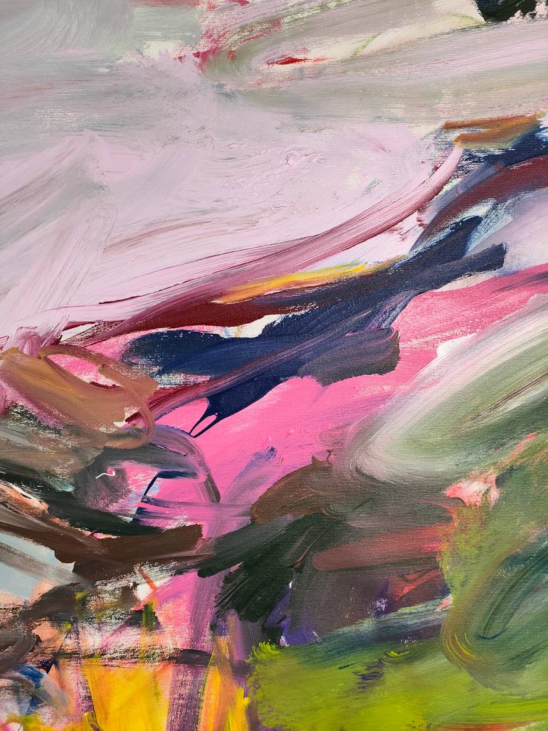 Original Abstract Expressionism Abstract Painting by Emily Starck