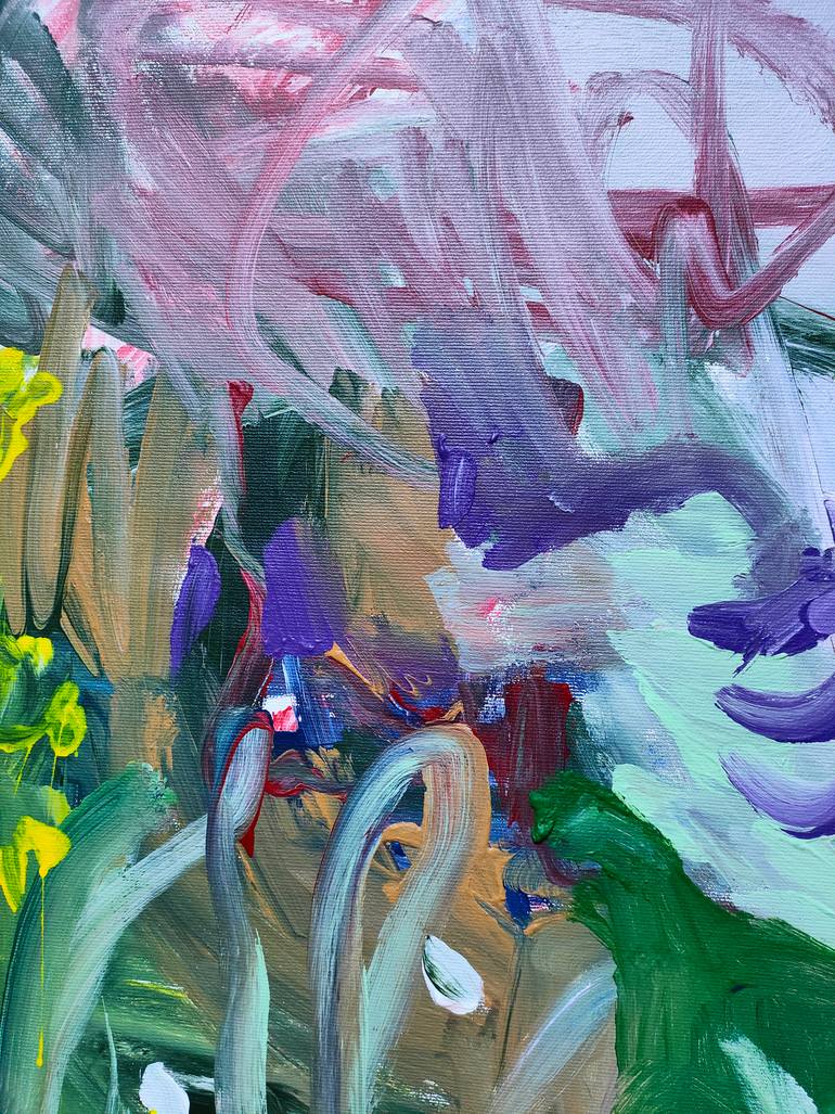 Original Abstract Expressionism Abstract Painting by Emily Starck