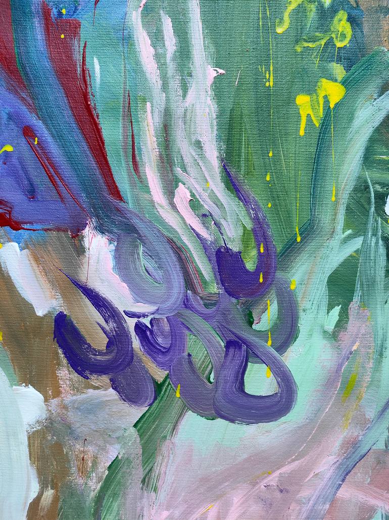 Original Abstract Expressionism Abstract Painting by Emily Starck
