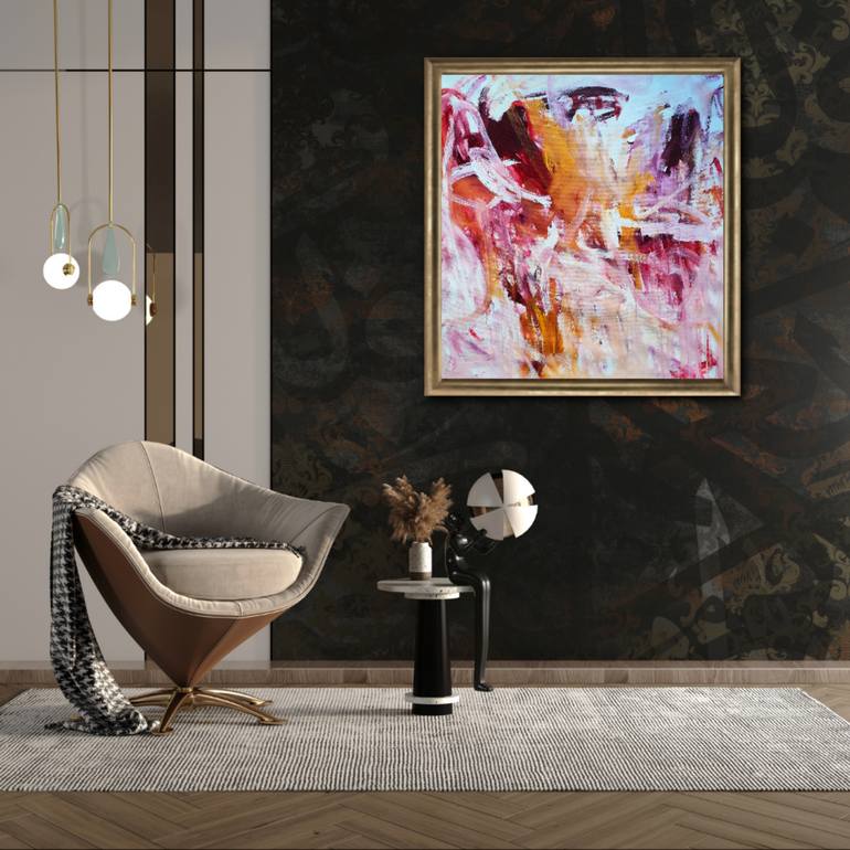 Original Abstract Expressionism Abstract Painting by Emily Starck