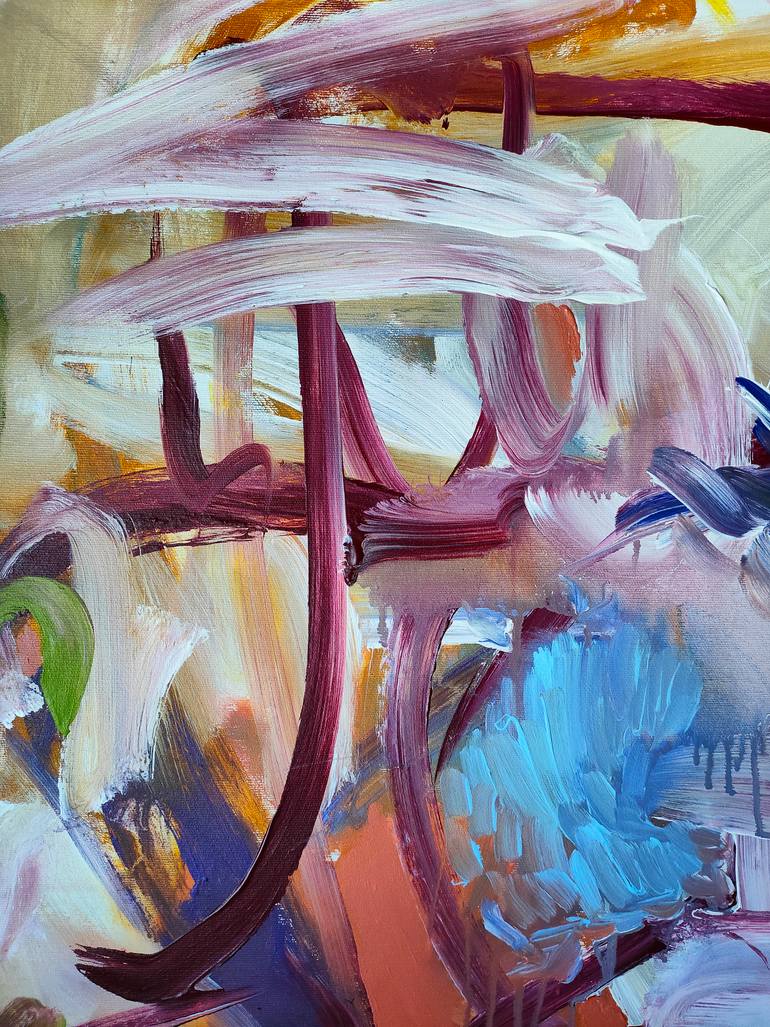 Original Abstract Expressionism Abstract Painting by Emily Starck