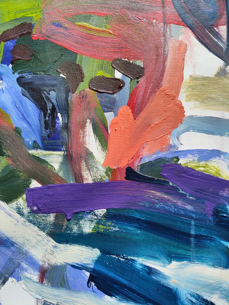 Original Abstract Expressionism Abstract Painting by Emily Starck