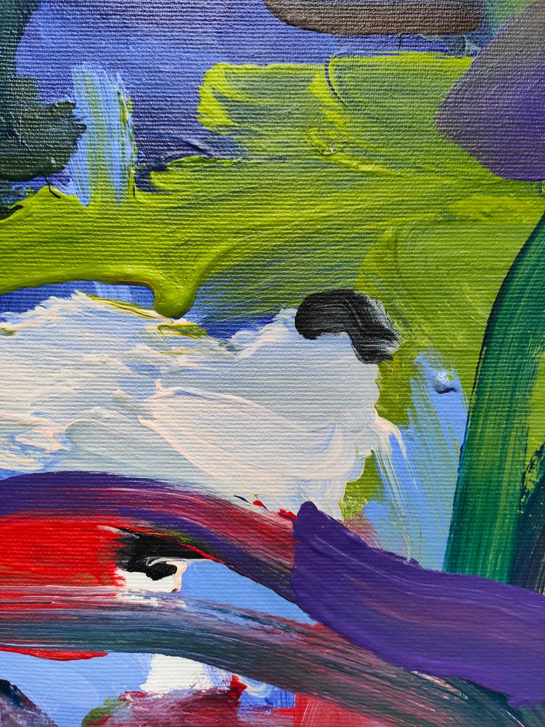 Original Abstract Expressionism Abstract Painting by Emily Starck