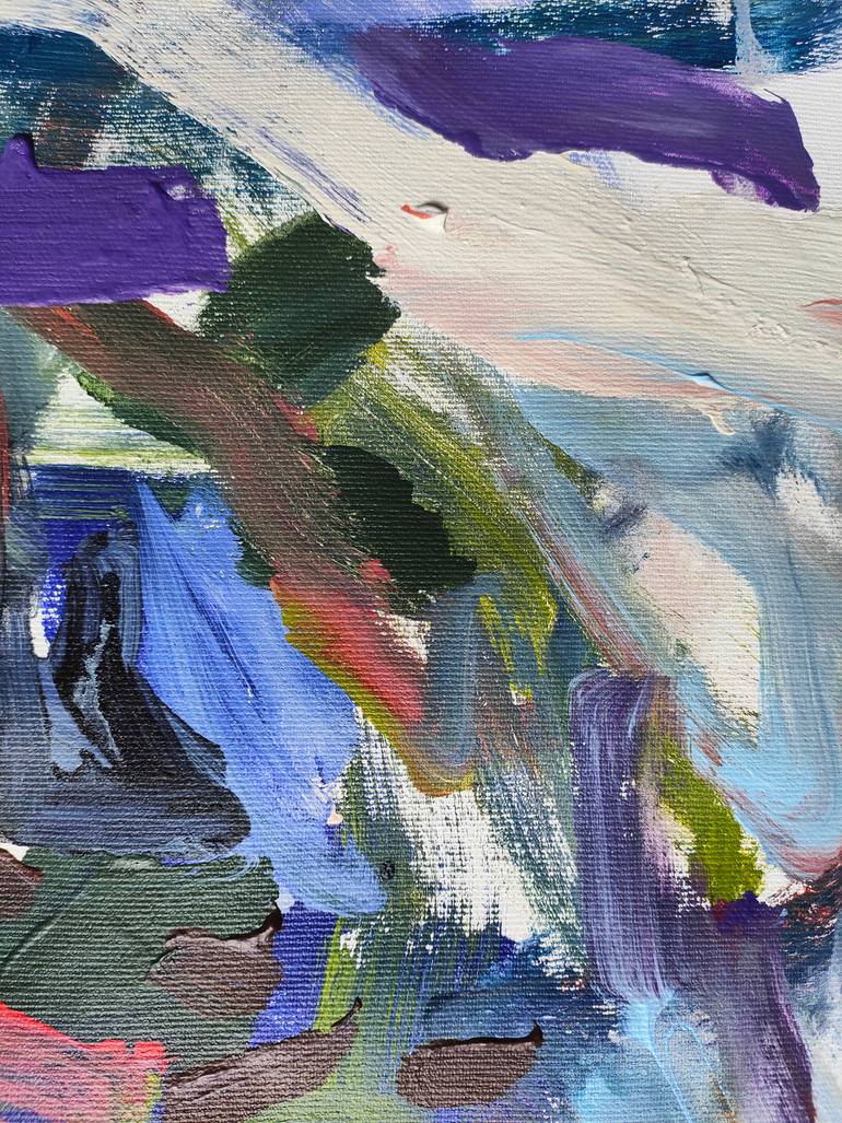 Original Abstract Expressionism Abstract Painting by Emily Starck