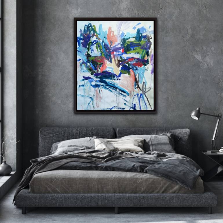 Original Abstract Expressionism Abstract Painting by Emily Starck