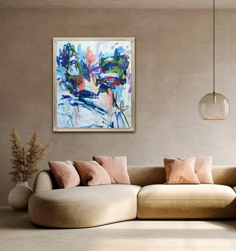 Original Abstract Expressionism Abstract Painting by Emily Starck
