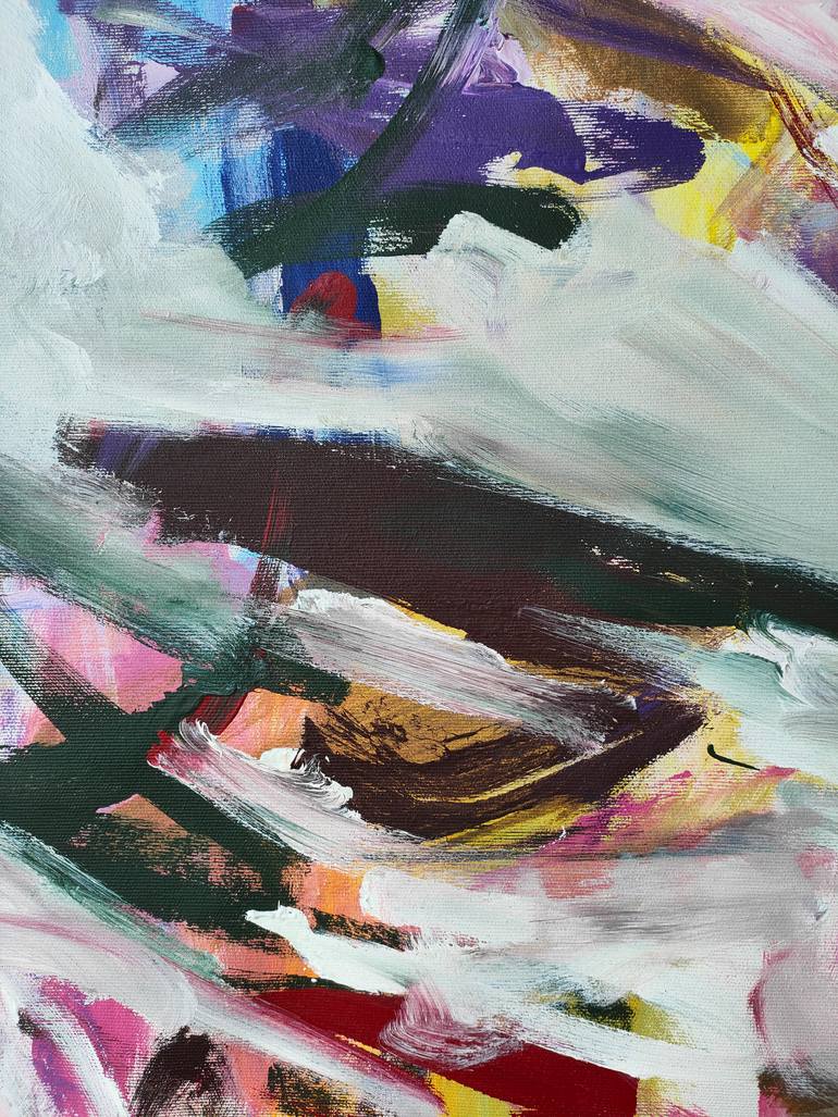 Original Abstract Expressionism Abstract Painting by Emily Starck