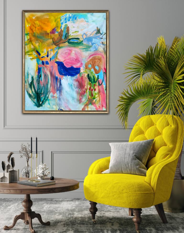 Original Abstract Expressionism Nature Painting by Emily Starck