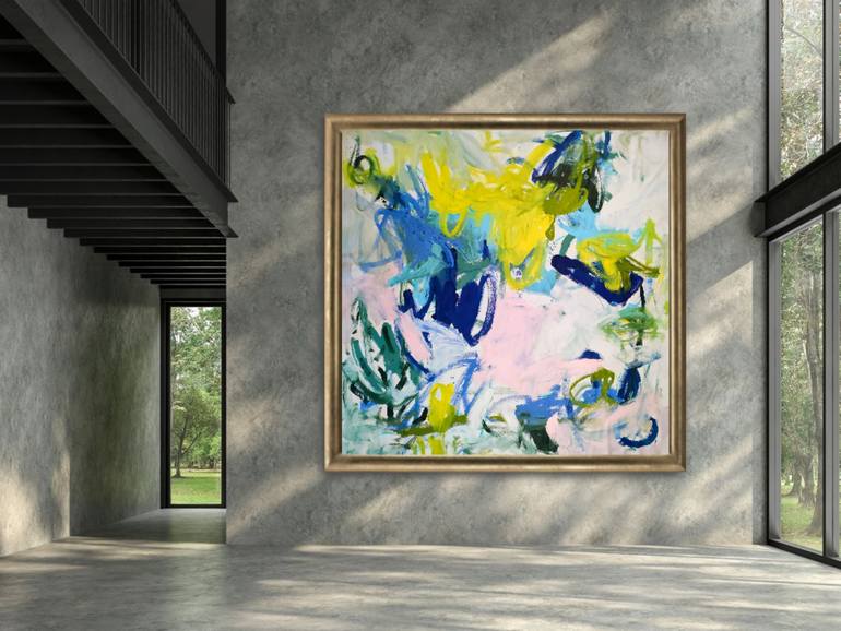 Original Abstract Expressionism Abstract Painting by Emily Starck