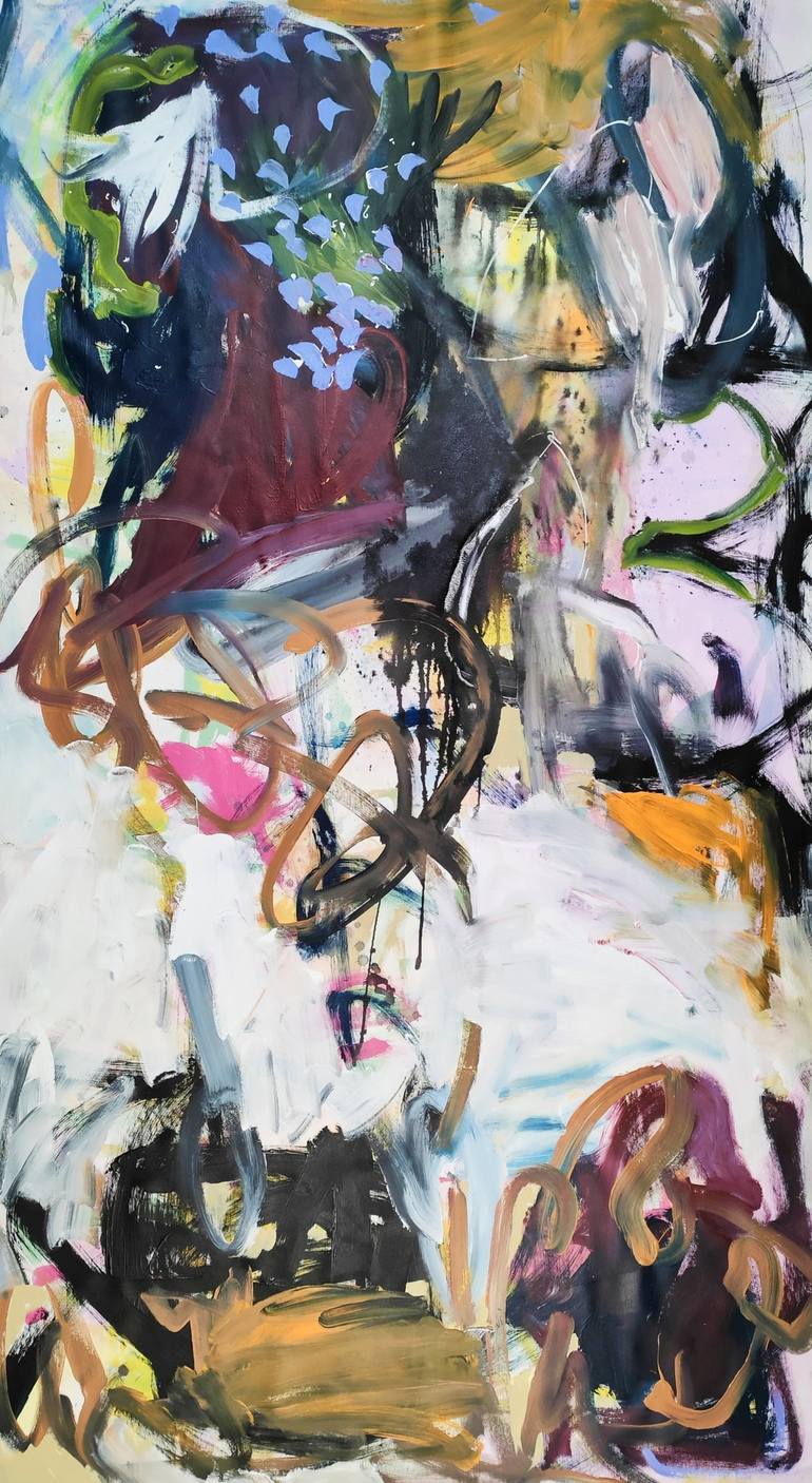 Original Abstract Expressionism Abstract Paintings by Emily Starck