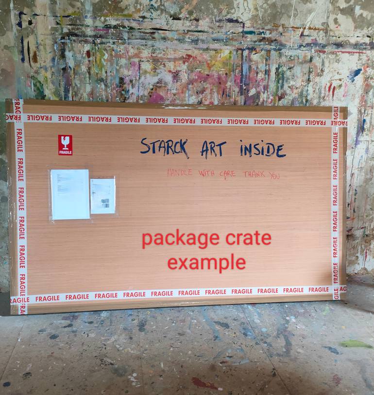 Original Abstract Expressionism Abstract Painting by Emily Starck