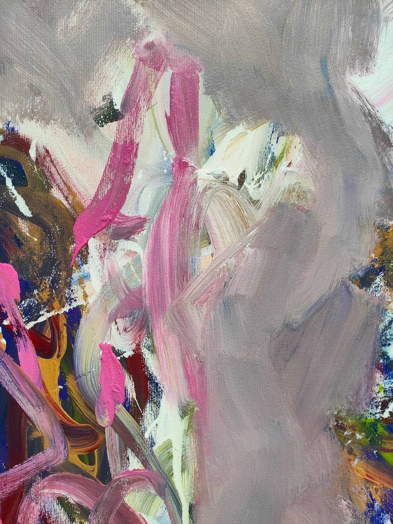 Original Abstract Expressionism Abstract Painting by Emily Starck