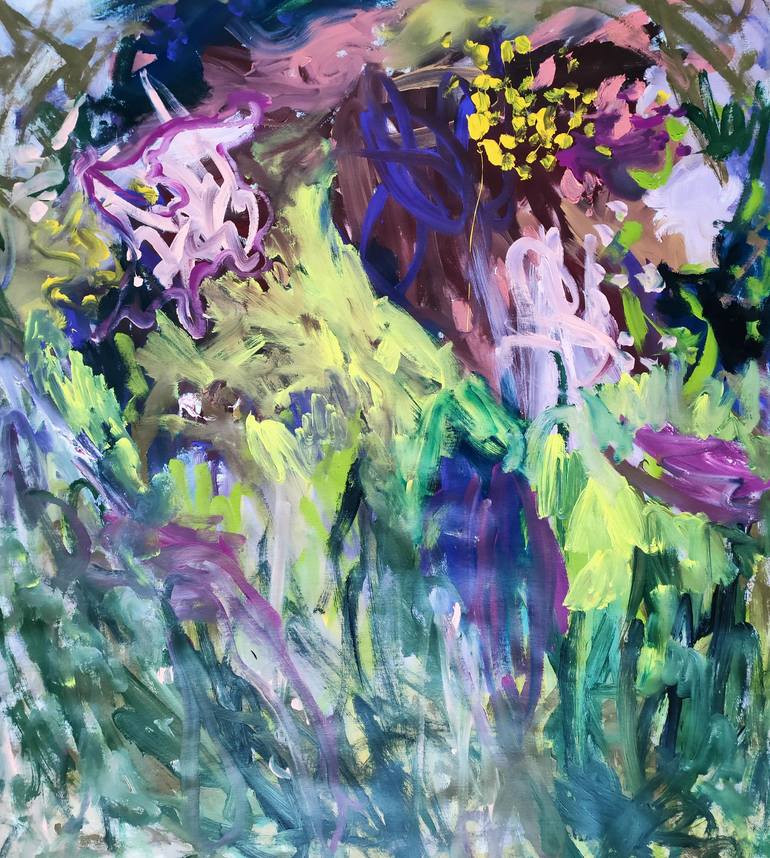 Original Abstract Expressionism Abstract Paintings by Emily Starck