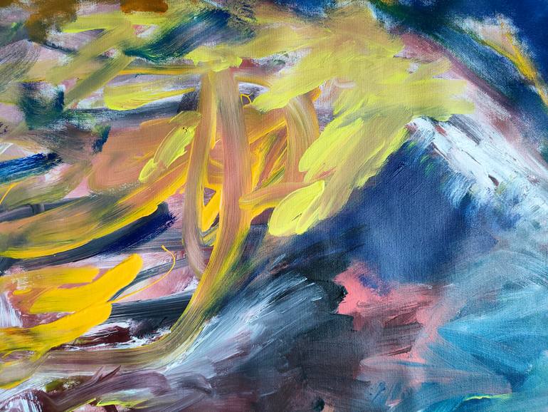 Original Abstract Expressionism Abstract Painting by Emily Starck