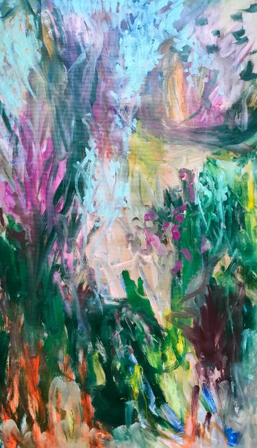 Original Abstract Floral Paintings by Emily Starck