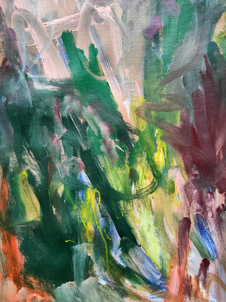 Original Abstract Floral Painting by Emily Starck