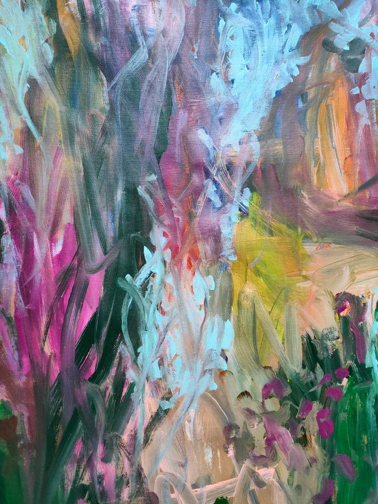 Original Abstract Floral Painting by Emily Starck