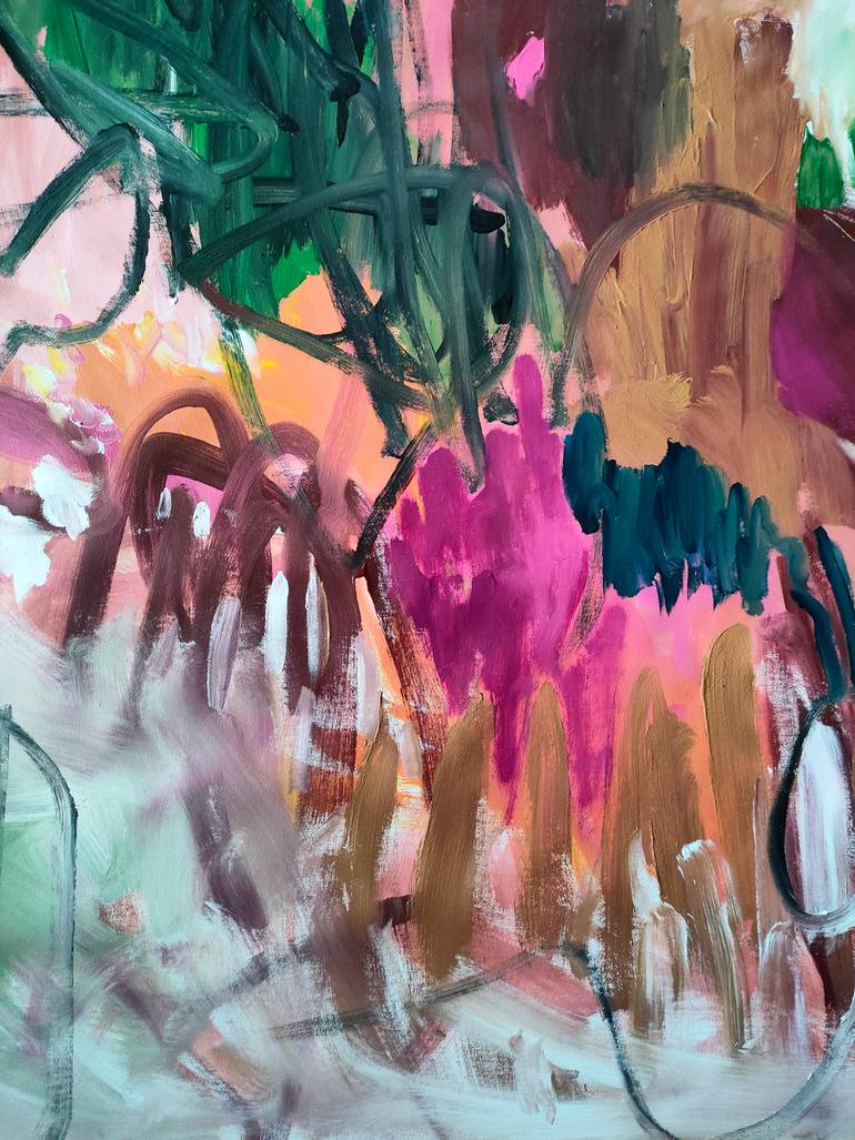Original Abstract Expressionism Abstract Painting by Emily Starck