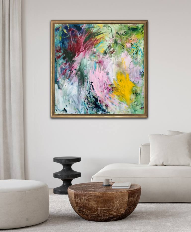 Original Abstract Expressionism Abstract Painting by Emily Starck