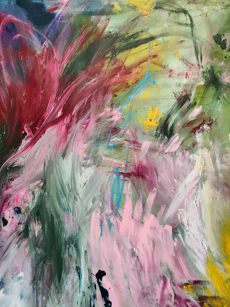 Original Abstract Expressionism Abstract Painting by Emily Starck