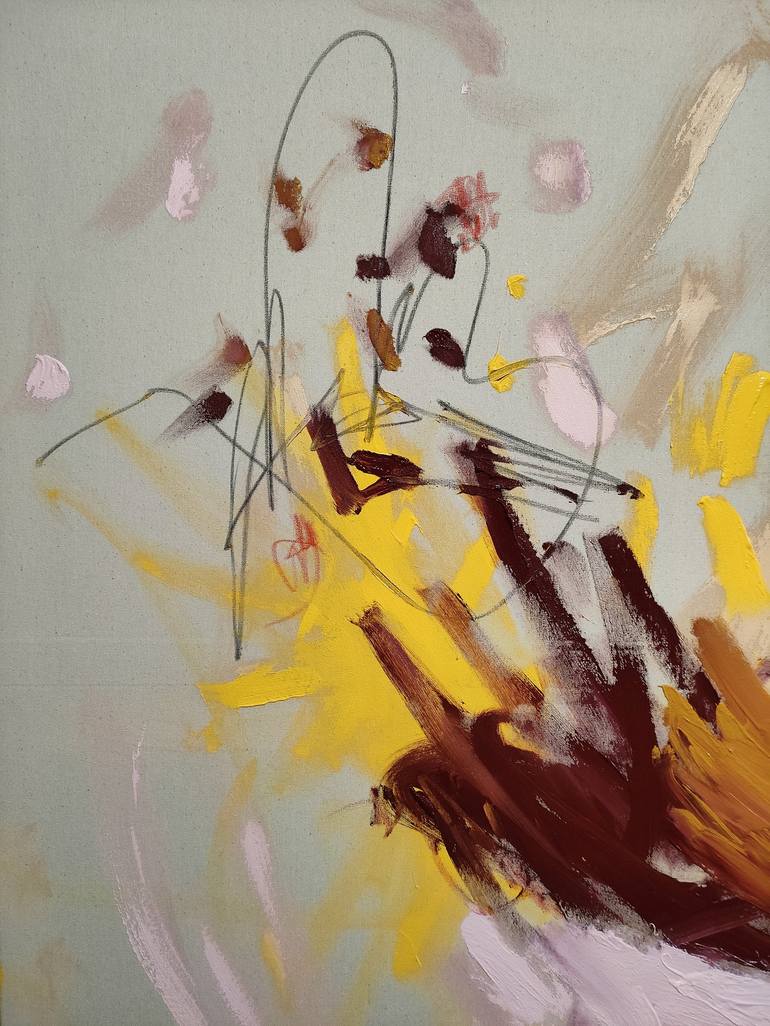 Original Abstract Expressionism Abstract Painting by Emily Starck
