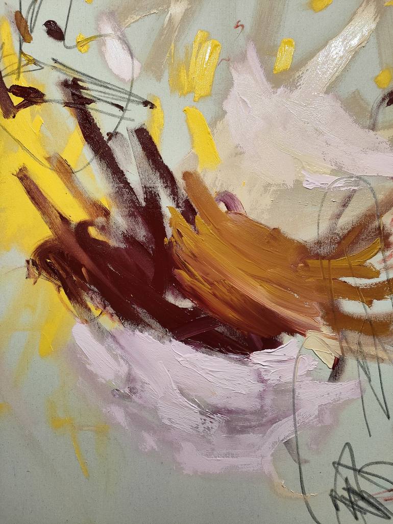 Original Abstract Expressionism Abstract Painting by Emily Starck