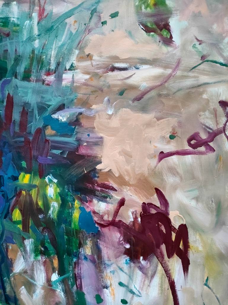 Original Abstract Expressionism Abstract Painting by Emily Starck