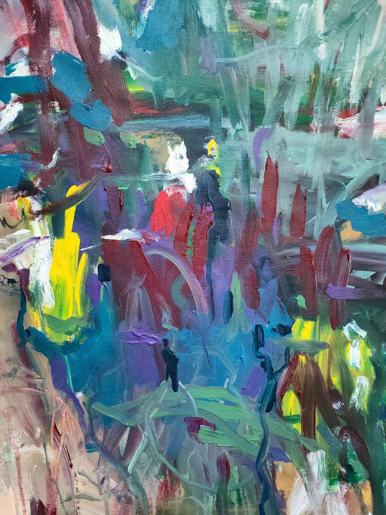 Original Abstract Expressionism Abstract Painting by Emily Starck