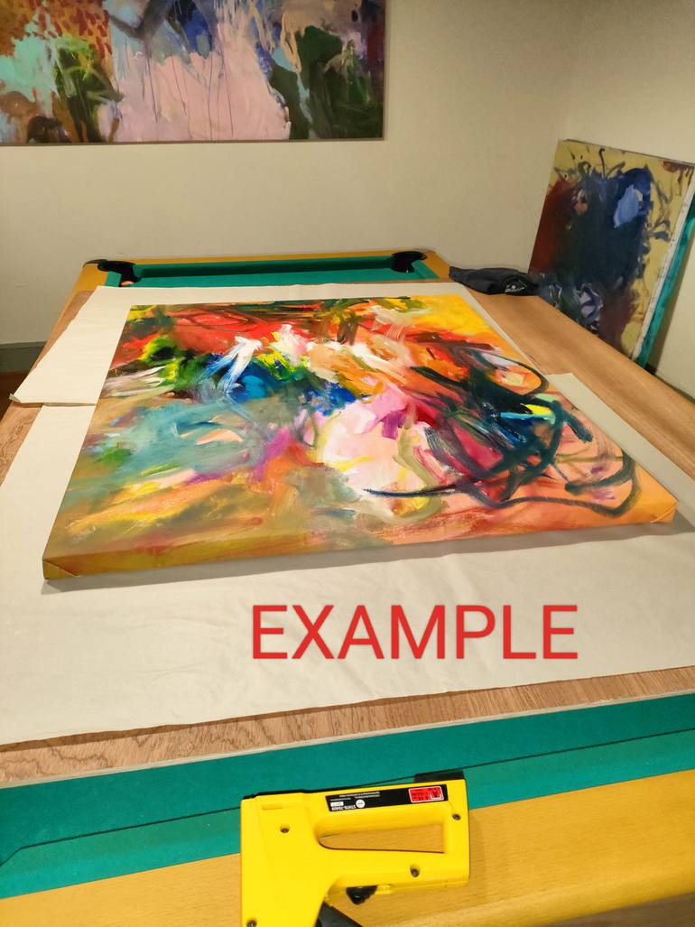 Original Abstract Expressionism Abstract Painting by Emily Starck