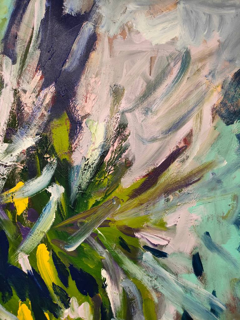 Original Abstract Expressionism Abstract Painting by Emily Starck