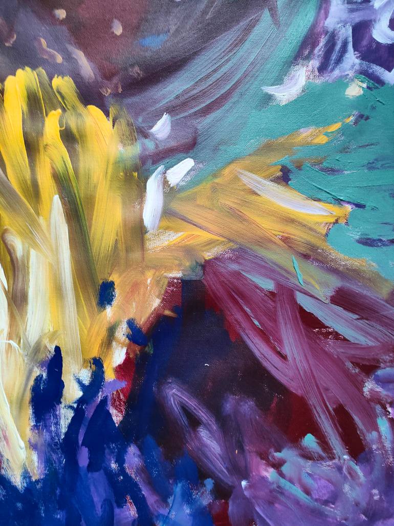 Original Abstract Expressionism Abstract Painting by Emily Starck