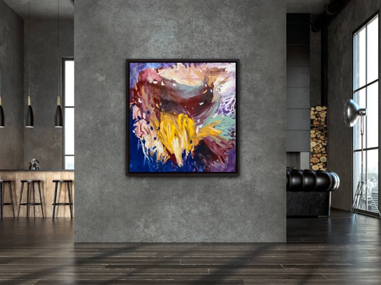 Original Abstract Expressionism Abstract Painting by Emily Starck