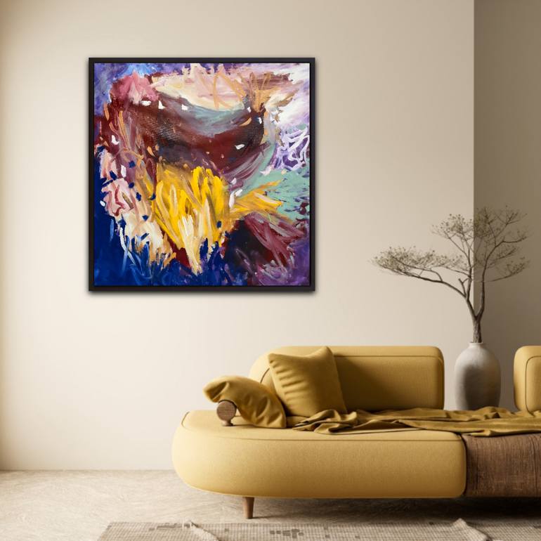 Original Abstract Expressionism Abstract Painting by Emily Starck