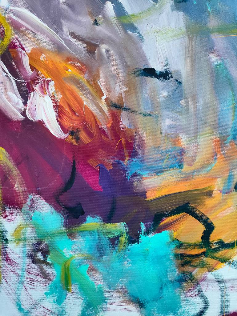 Original Abstract Expressionism Abstract Painting by Emily Starck