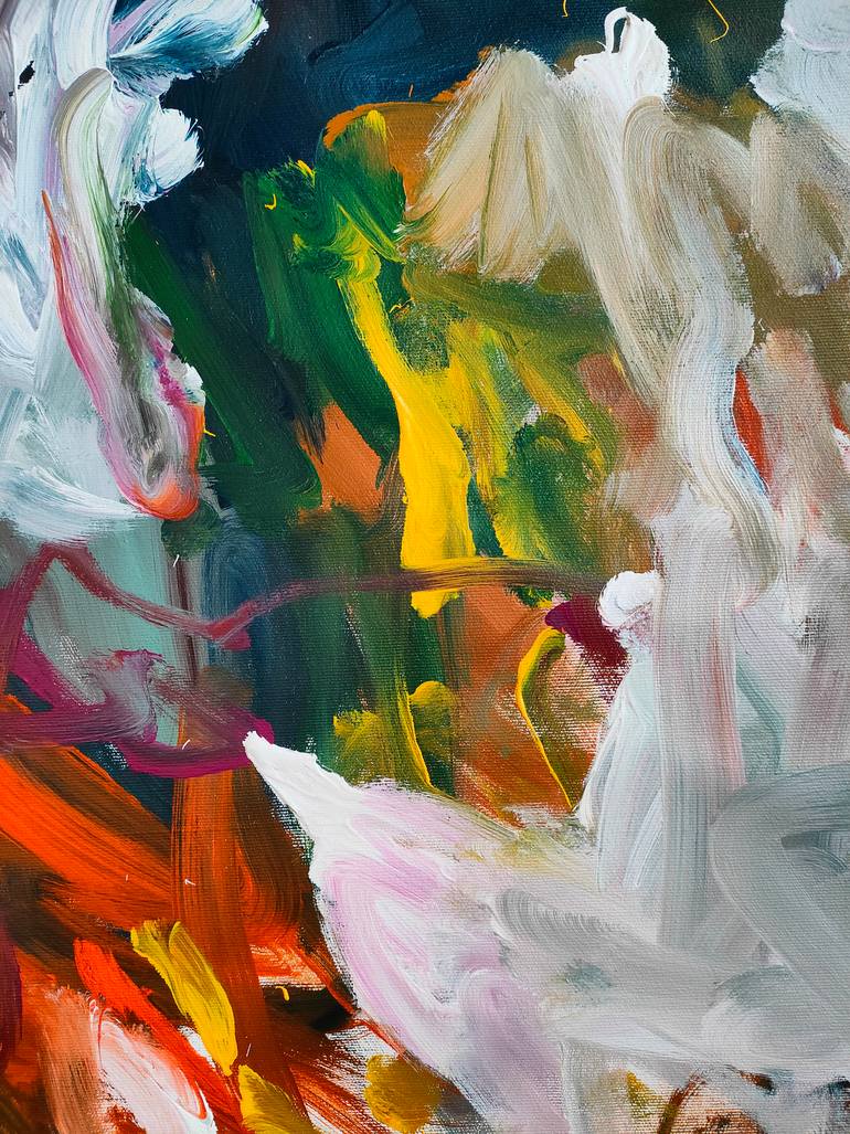 Original Abstract Expressionism Abstract Painting by Emily Starck