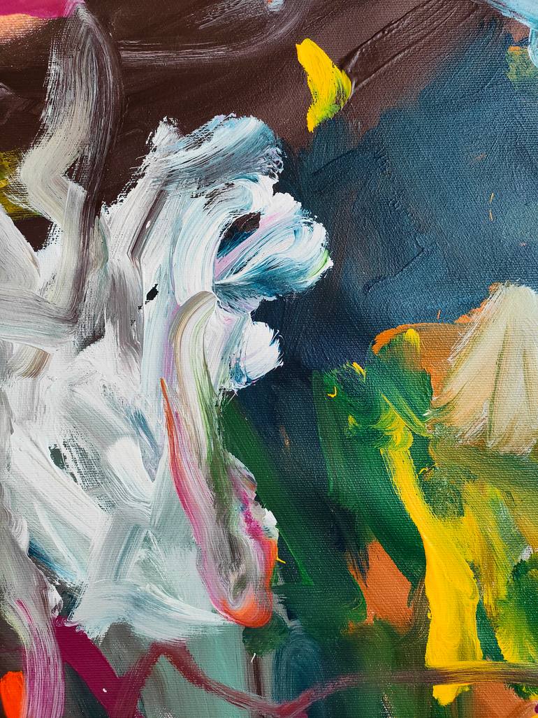 Original Abstract Expressionism Abstract Painting by Emily Starck