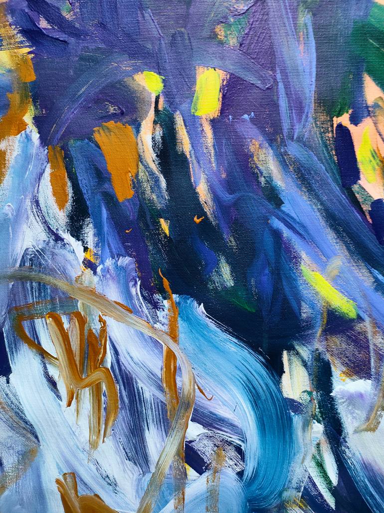 Original Abstract Expressionism Abstract Painting by Emily Starck