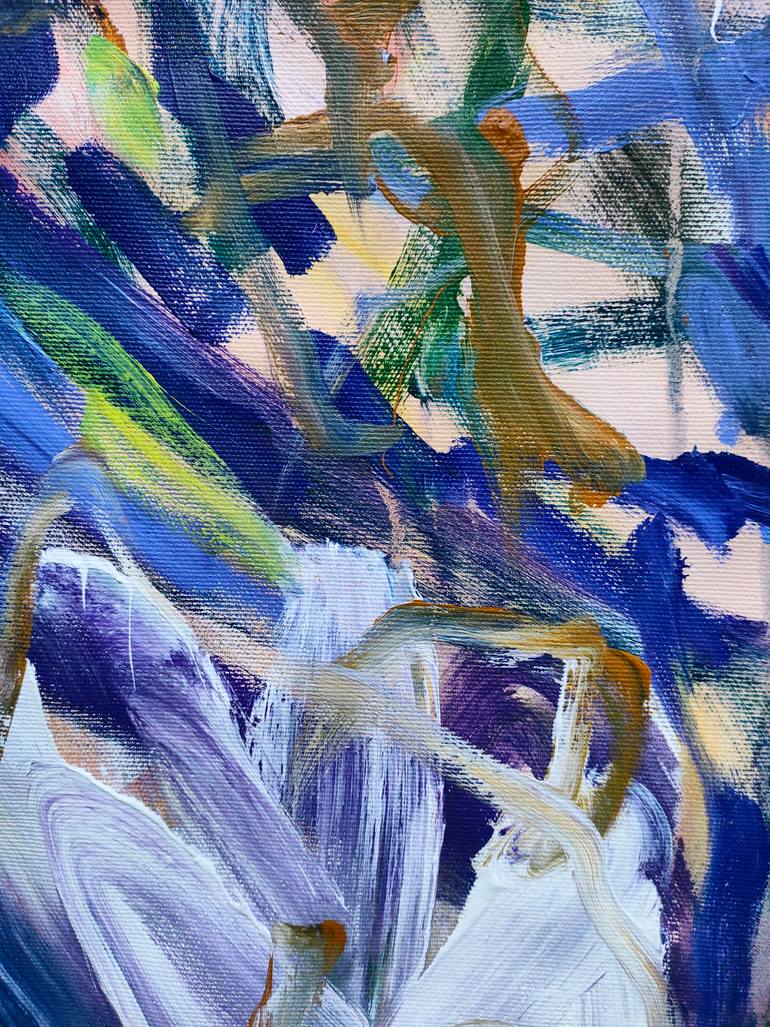 Original Abstract Expressionism Abstract Painting by Emily Starck